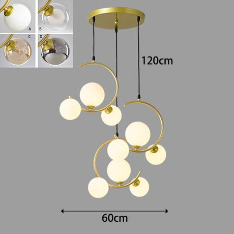 LumaElegance Moderne LED-Pendelleuchte | Heimdekoration | Energieeffizient | Stilvolle Beleuchtung für Wohnräume