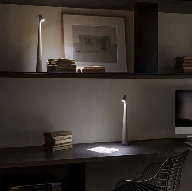LuminoLite Tragbare LED Tischleuchte | Kabellose Stimmungs- und Leselampe | Perfekt für Innen und Außen | Deko für Zuhause und Büro