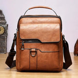 LeatherLux Elegante Lederschultertasche | Hochwertiges Design | Praktisch & Stilvoll für Alltag & Büro