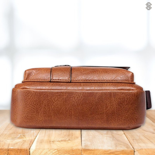 LeatherLux Elegante Lederschultertasche | Hochwertiges Design | Praktisch & Stilvoll für Alltag & Büro