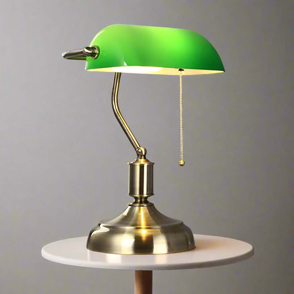 Lumivelle Glas-Tischlampe | Europäisches Design | Dimmbares LED-Licht | Stilvolle Dekoration