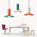 Fleura Macaron Frisbee Pau Pendelleuchte | Modernes Design | Hängelampe | LED | Deko für Zuhause