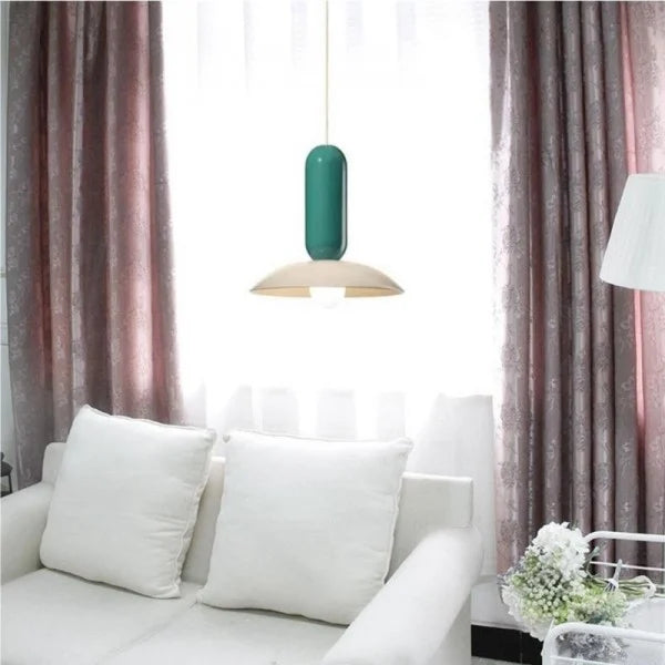 Fleura Macaron Frisbee Pau Pendelleuchte | Modernes Design | Hängelampe | LED | Deko für Zuhause