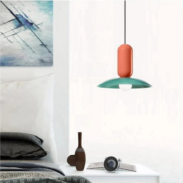 Fleura Macaron Frisbee Pau Pendelleuchte | Modernes Design | Hängelampe | LED | Deko für Zuhause