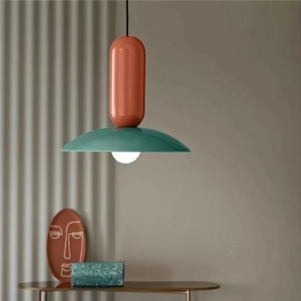 Fleura Macaron Frisbee Pau Pendelleuchte | Modernes Design | Hängelampe | LED | Deko für Zuhause