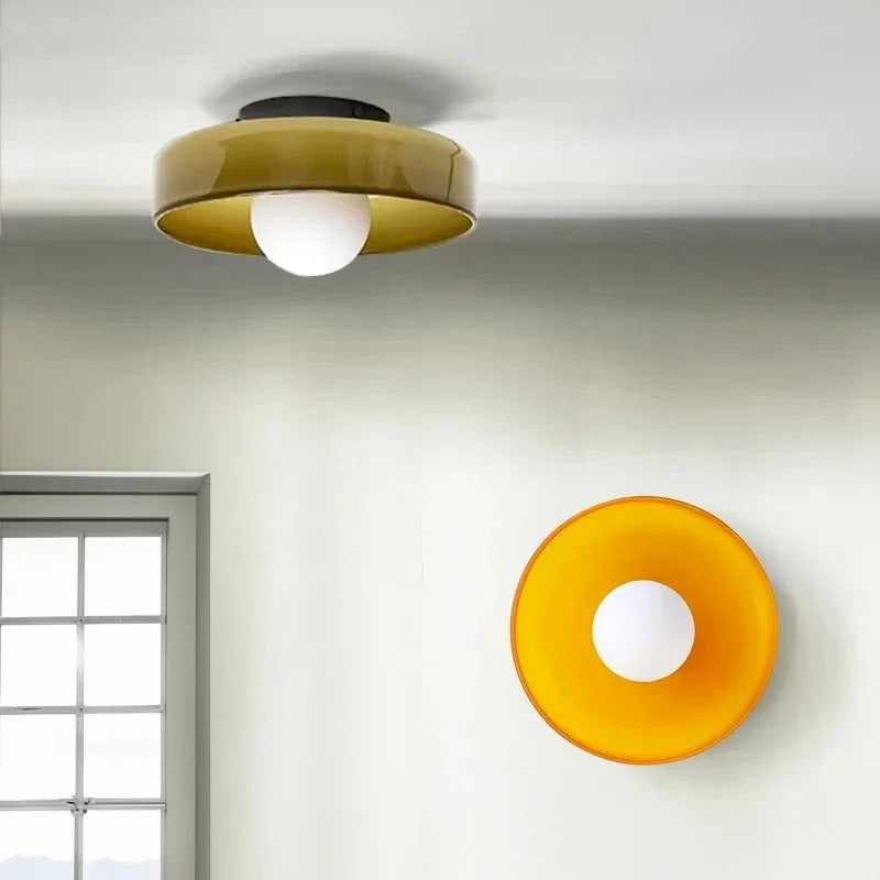 LumeSphere Glas Deckenleuchte | Elegantes Lichtdesign | Zeitlose Beleuchtung für Jeden Raum