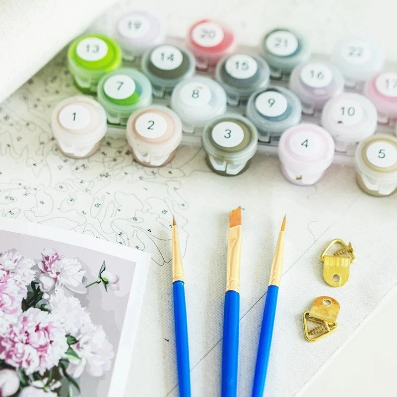 ColorCrafter Malen nach Zahlen Set | Kreatives DIY-Kunstset | Für Erwachsene & Kinder