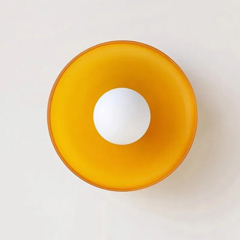 LumeSphere Glas Deckenleuchte | Elegantes Lichtdesign | Zeitlose Beleuchtung für Jeden Raum