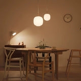 LunaNord Skandinavische Opalglas-Pendelleuchte | Minimalistisch & Modern | Elegante Beleuchtung für Zuhause