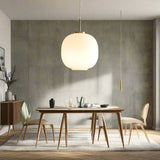 LunaNord Skandinavische Opalglas-Pendelleuchte | Minimalistisch & Modern | Elegante Beleuchtung für Zuhause