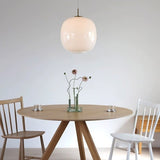 LunaNord Skandinavische Opalglas-Pendelleuchte | Minimalistisch & Modern | Elegante Beleuchtung für Zuhause