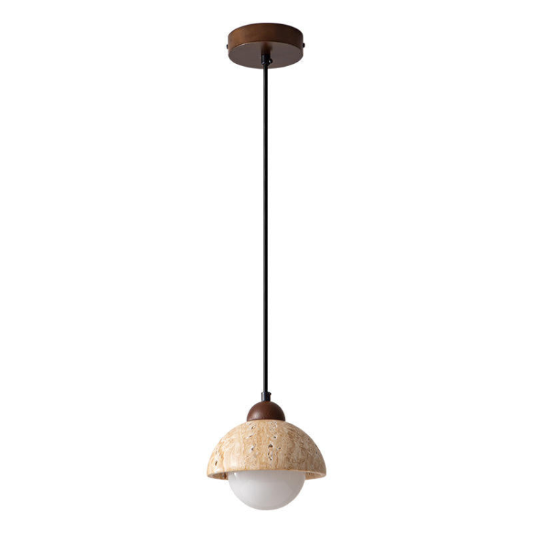 Marbello Naturmarmor Pendelleuchte | Elegante Hängeleuchte | Beleuchtung für modernes Wohnen