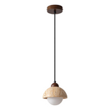 Marbello Naturmarmor Pendelleuchte | Elegante Hängeleuchte | Beleuchtung für modernes Wohnen