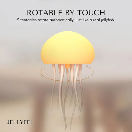 JellyWave LED Quallen Lampe | Tanzende Quallen Stimmungslicht | Dekorative LED Lampe | Unterwasser Atmosphäre
