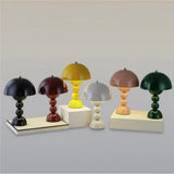 LumiBloom Nordische LED Tischlampe | Tragbar | Buntes Design | Stimmungsvolle Beleuchtung