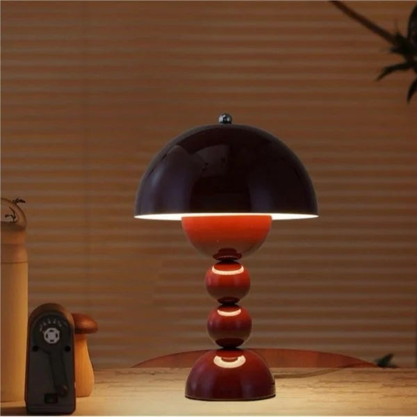 LumiBloom Nordische LED Tischlampe | Tragbar | Buntes Design | Stimmungsvolle Beleuchtung