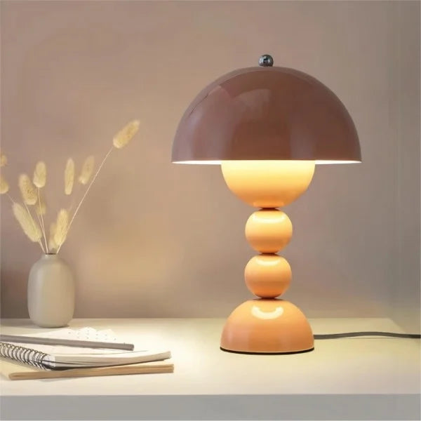 LumiBloom Nordische LED Tischlampe | Tragbar | Buntes Design | Stimmungsvolle Beleuchtung