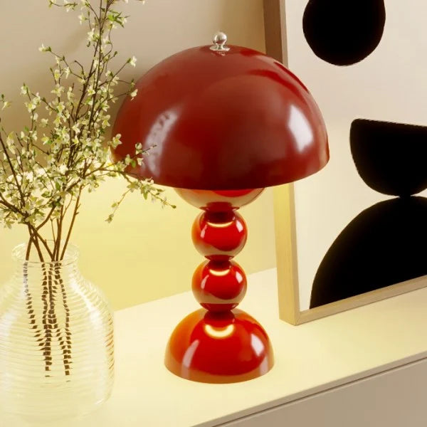 LumiBloom Nordische LED Tischlampe | Tragbar | Buntes Design | Stimmungsvolle Beleuchtung