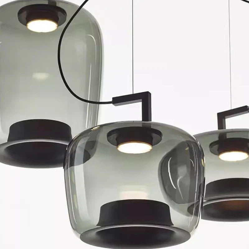 HaloLume Moderne Hängeleuchte | LED Designlampe für Küchentische | Elegante Pendelleuchte