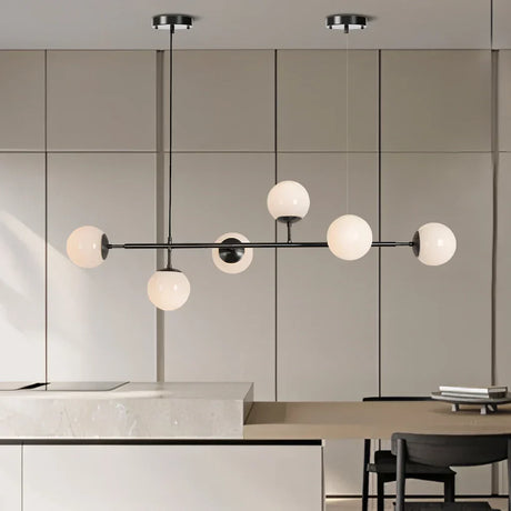 LunaOrbis Glas Pendelleuchte | Elegante Beleuchtung | Moderner Stil | Dimmbares LED-Licht