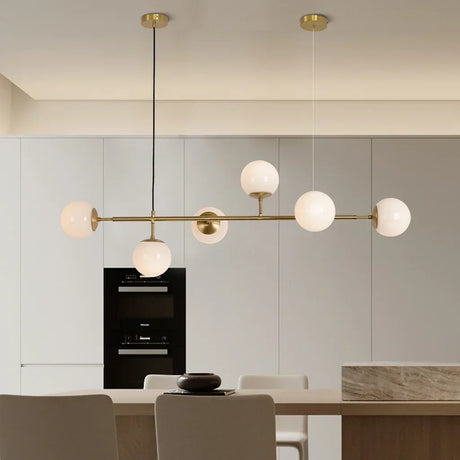 LunaOrbis Glas Pendelleuchte | Elegante Beleuchtung | Moderner Stil | Dimmbares LED-Licht