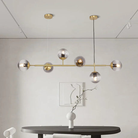 LunaOrbis Glas Pendelleuchte | Elegante Beleuchtung | Moderner Stil | Dimmbares LED-Licht