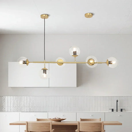 LunaOrbis Glas Pendelleuchte | Elegante Beleuchtung | Moderner Stil | Dimmbares LED-Licht