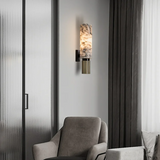 Lumineux Marmor Wandlampe | Elegante Wandleuchte | Stimmungslicht | Dekorative Wandbeleuchtung für Wohnzimmer und Flur