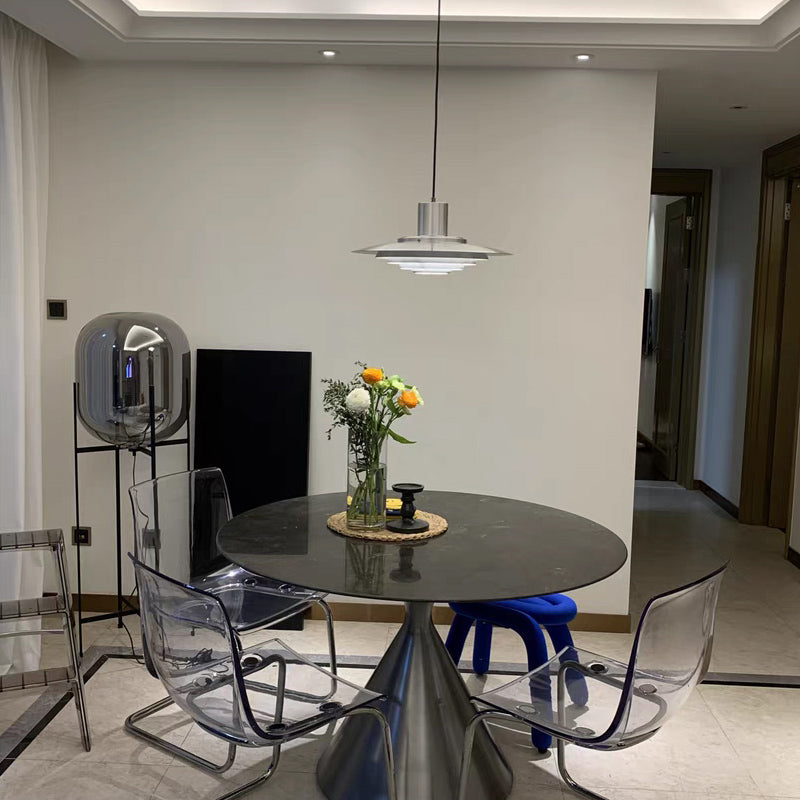 Nordura Aluminium Pendelleuchte | Moderne Hängelampe im nordischen Design | Verstellbare Höhenoptionen | Elegante Wohnbeleuchtung