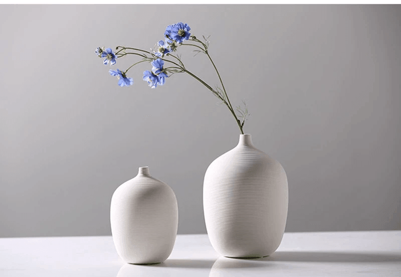 DivaCharm Keramik Tischvase | Elegantes Design | Perfekt für Blumen & Dekoration | Verschiedene Größen