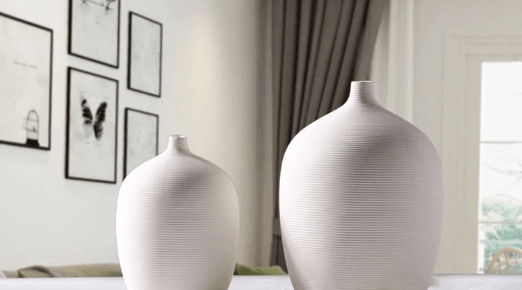 DivaCharm Keramik Tischvase | Elegantes Design | Perfekt für Blumen & Dekoration | Verschiedene Größen