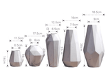 GeoMarble Geometrische Marmor-Vasen | Zeitloses Design | Hochwertige Dekoration | Perfekt für Zuhause