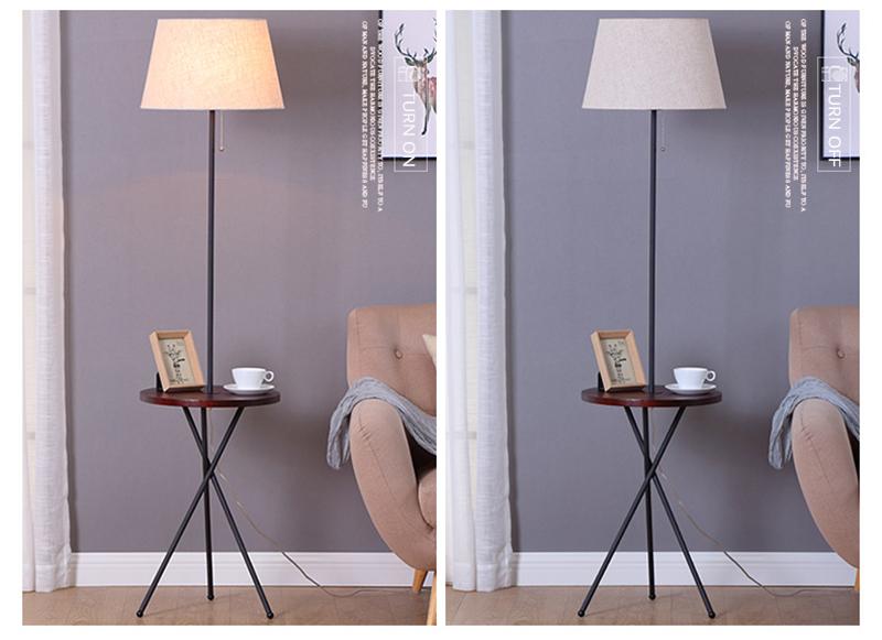 Nordluxio Moderner Nordic Beistelltisch mit Lampe | LED Licht | Multifunktionales Möbelstück für Wohnzimmer & Schlafzimmer