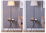 Nordluxio Moderner Nordic Beistelltisch mit Lampe | LED Licht | Multifunktionales Möbelstück für Wohnzimmer & Schlafzimmer