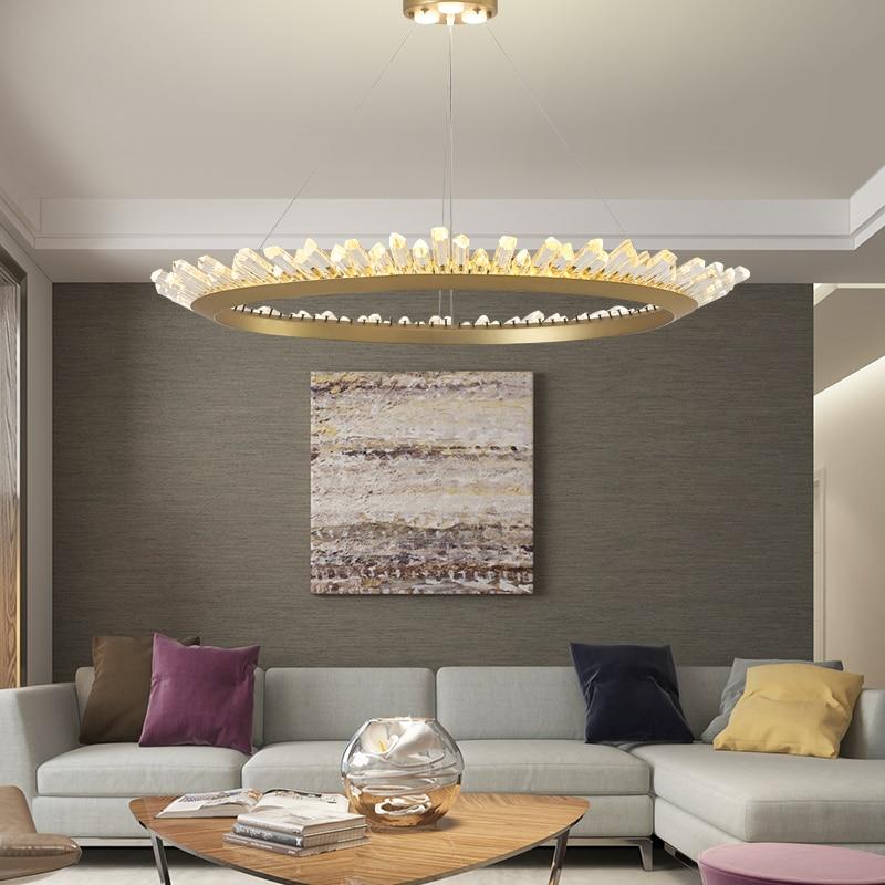 CrystalGlide Moderner LED-Kronleuchter | Kristall-Design | Elegante Beleuchtung für Zuhause