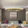 CrystalGlide Moderner LED-Kronleuchter | Kristall-Design | Elegante Beleuchtung für Zuhause