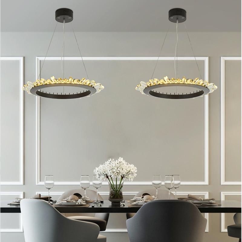 CrystalGlide Moderner LED-Kronleuchter | Kristall-Design | Elegante Beleuchtung für Zuhause