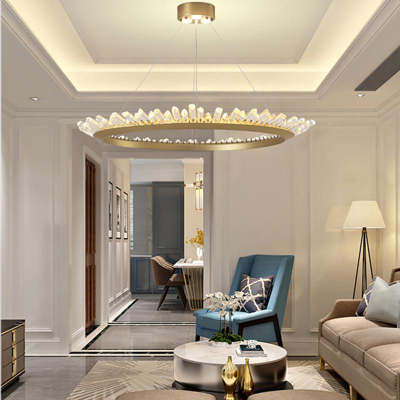 CrystalGlide Moderner LED-Kronleuchter | Kristall-Design | Elegante Beleuchtung für Zuhause