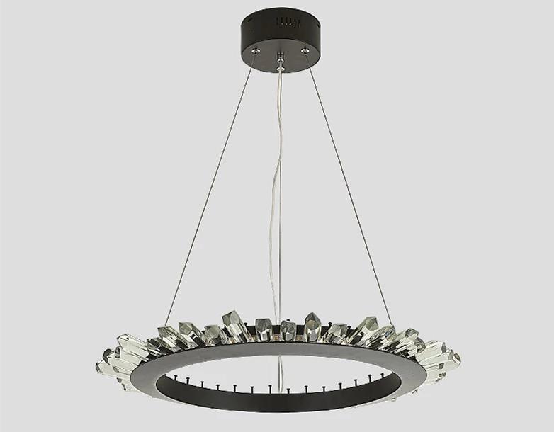 CrystalGlide Moderner LED-Kronleuchter | Kristall-Design | Elegante Beleuchtung für Zuhause