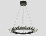 CrystalGlide Moderner LED-Kronleuchter | Kristall-Design | Elegante Beleuchtung für Zuhause