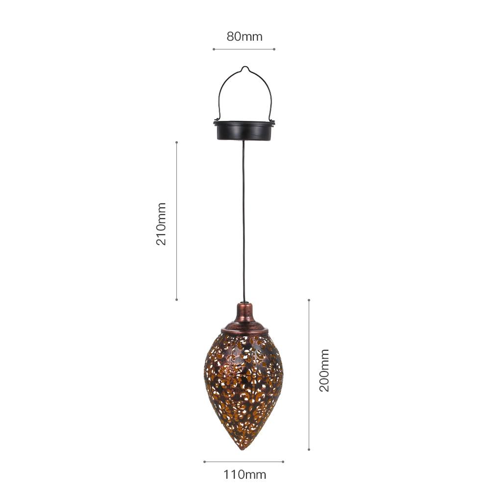 LunaCast Outdoor Laterne | Schattenwurf-Design | Hängend & mit Erdspieß