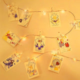 GlowClip LED Lichterkette mit Fotoclips | Batteriebetrieben oder USB-Anschluss | Dekorative Beleuchtung für Zuhause & Partys