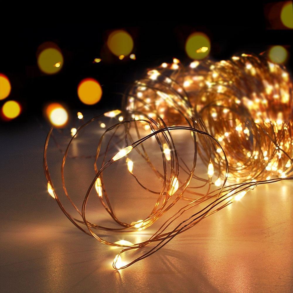 GlowClip LED Lichterkette mit Fotoclips | Batteriebetrieben oder USB-Anschluss | Dekorative Beleuchtung für Zuhause & Partys