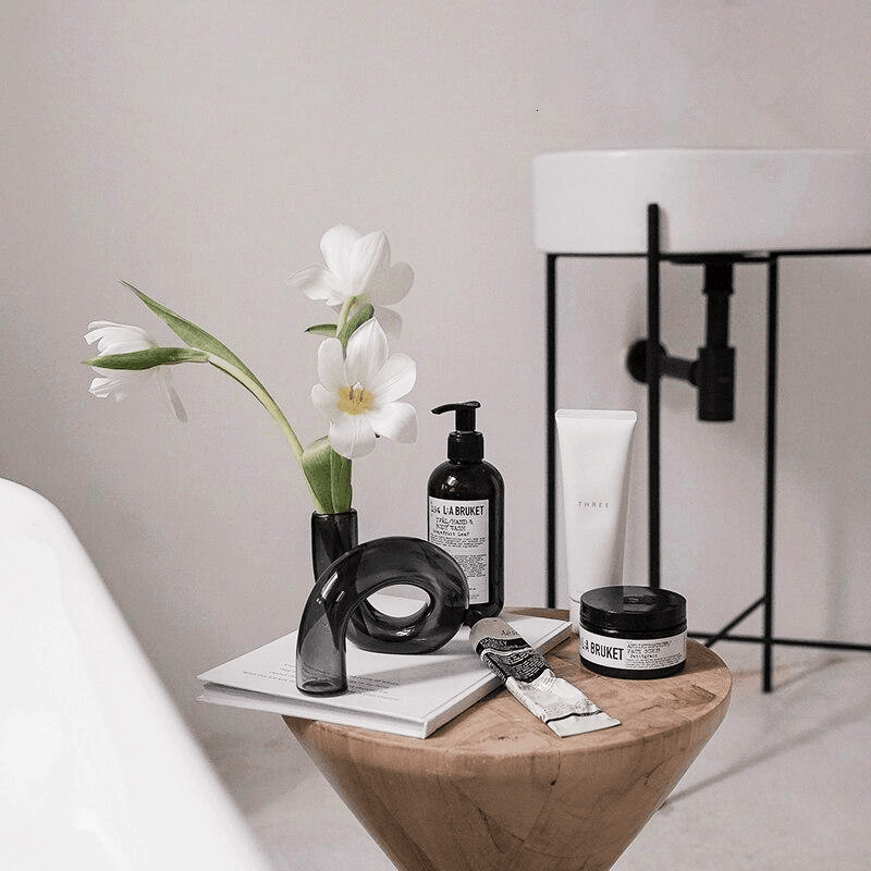 LoopSphere Hydroponik Vase im Kreisdesign | Modernes Pflanzgefäß | Minimalistische Dekoration | Für Zuhause oder Büro