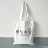 CactusCharm Canvas Tote Bag | Umweltfreundliche Einkaufstasche | Leicht & Langlebig | Stilvolle Designs