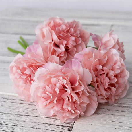 SilkBloom 5er-Set Seidenrosen | Hochwertige künstliche Blumen | Realistisches Design für Dekoration & Hochzeiten