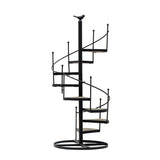 PlantSpire Eisen Pflanzenständer mit Spiraltreppe | Dekorativ und Praktisch