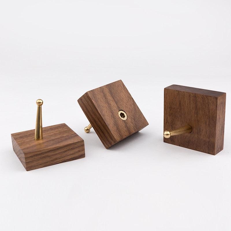 Hookaro Messing Wandhaken | Modernes Design | Elegante Aufbewahrung für Flur, Bad & Küche