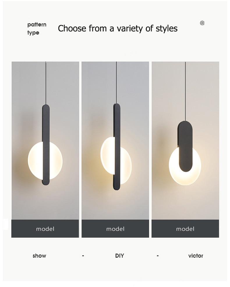 NovaPend Moderne LED Hängeleuchte | Minimalistische Pendellampe | Energieeffiziente Beleuchtung