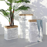 EcoForm Kraft Papier Bodenvasen | Nachhaltige Dekovase | Leicht & Umweltfreundlich | Minimalistisches Design
